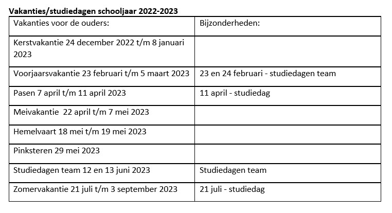 vakanties bovenland 22 23